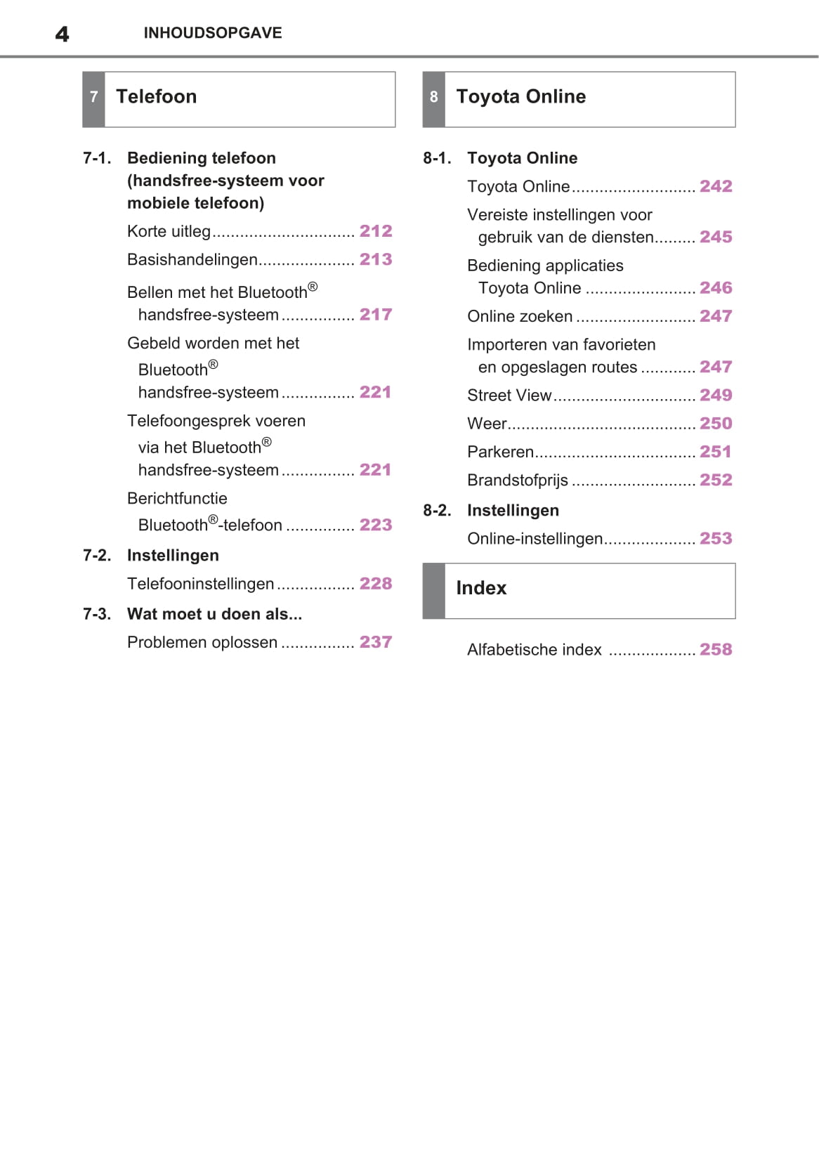 Toyota RAV4 Handleiding Navigatie- en Multimediasysteem 2019 - 2023