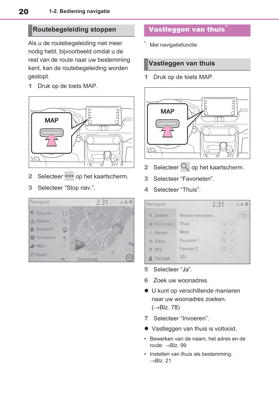 Toyota RAV4 Handleiding Navigatie- en Multimediasysteem 2019 - 2023