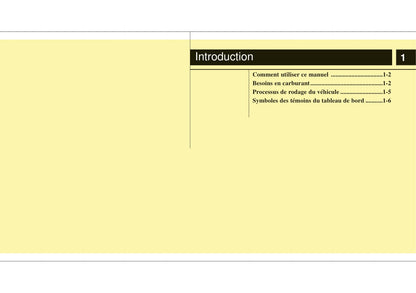 2008-2009 Hyundai i20 Owner's Manual | French