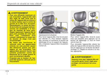 2008-2009 Hyundai i20 Owner's Manual | French