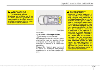 2008-2009 Hyundai i20 Owner's Manual | French