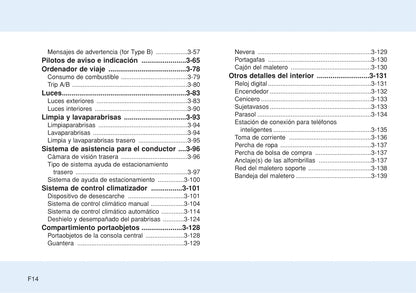 2014-2018 Hyundai i20 Manuel du propriétaire | Espagnol