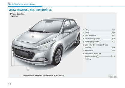 2014-2018 Hyundai i20 Manuel du propriétaire | Espagnol