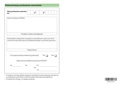 2017-2018 Skoda Fabia Owner's Manual | Polish