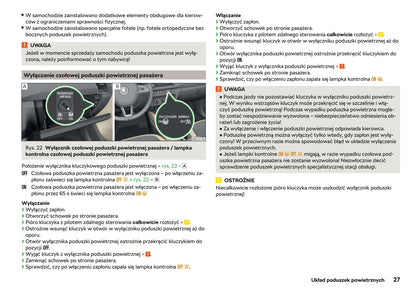 2017-2018 Skoda Fabia Owner's Manual | Polish