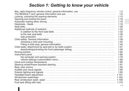 2016-2017 Renault Scénic Bedienungsanleitung | Englisch