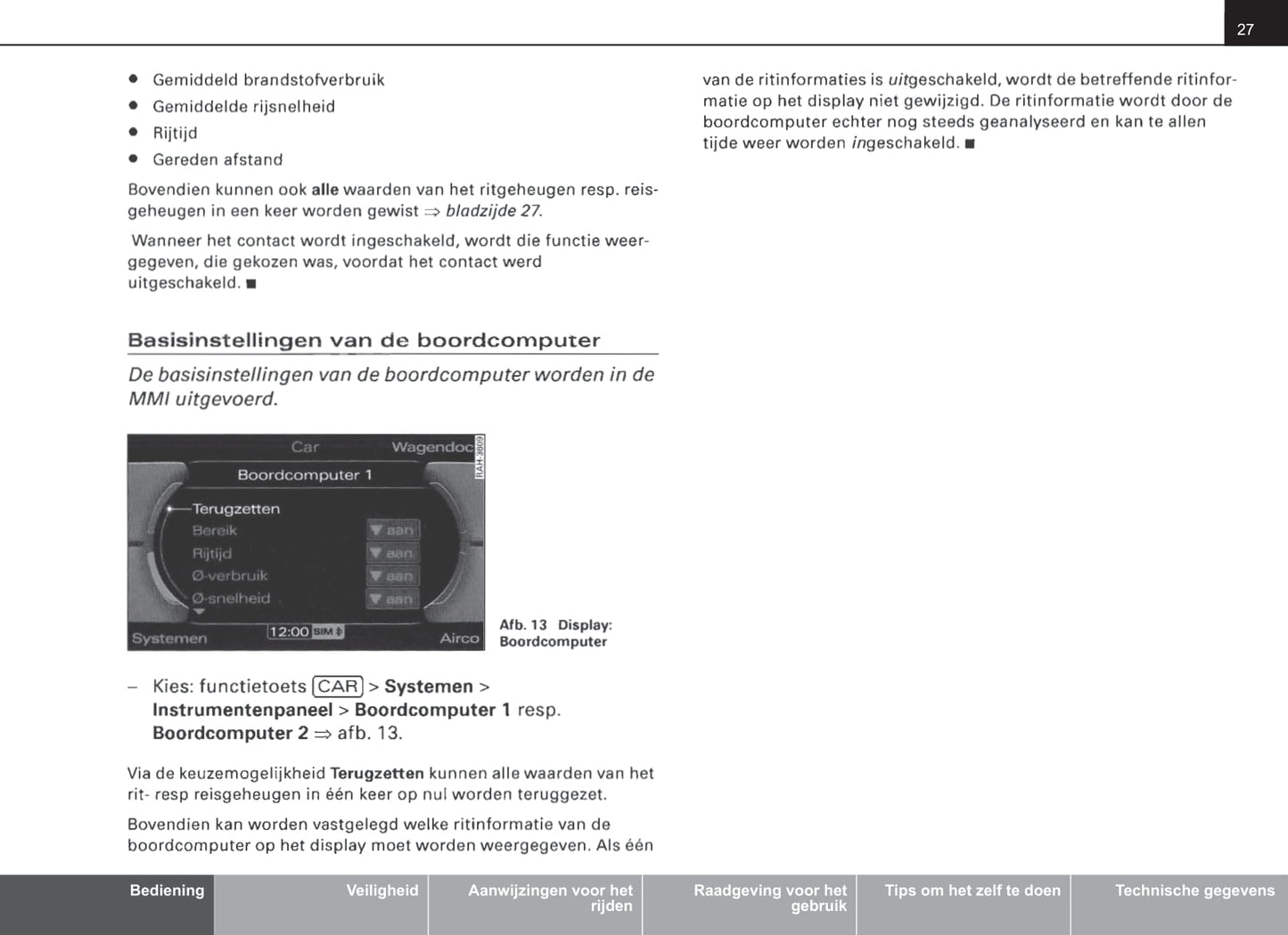 2007-2010 Audi A8 Gebruikershandleiding | Nederlands