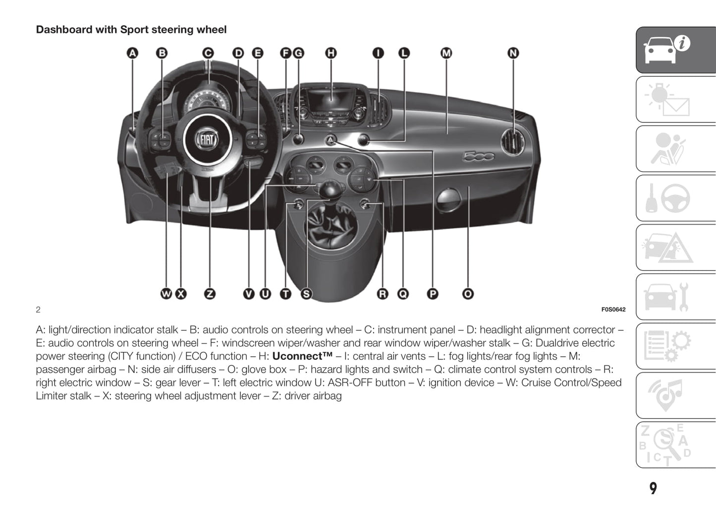 2014-2015 Fiat 500 Owner's Manual | English