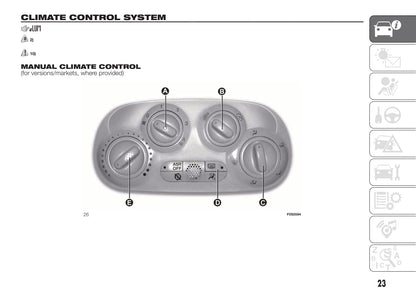 2014-2015 Fiat 500 Owner's Manual | English