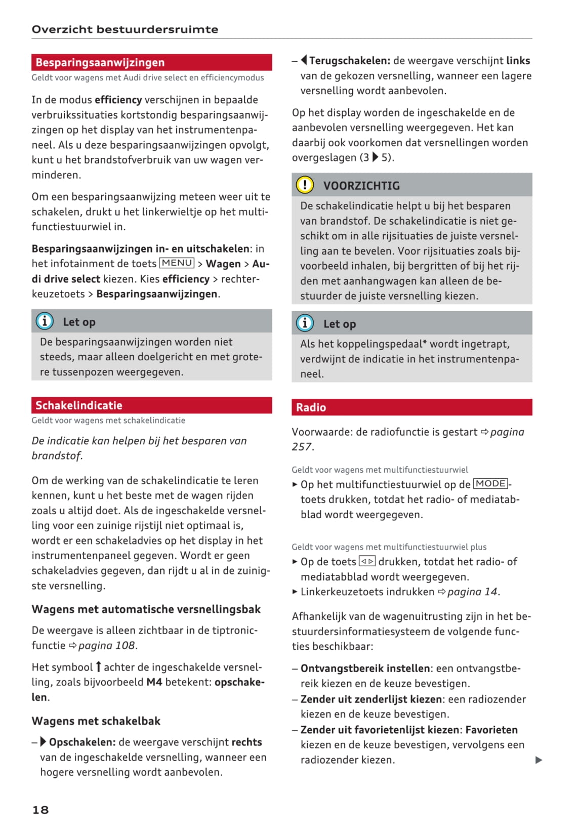 2015-2017 Audi A4 Gebruikershandleiding | Nederlands