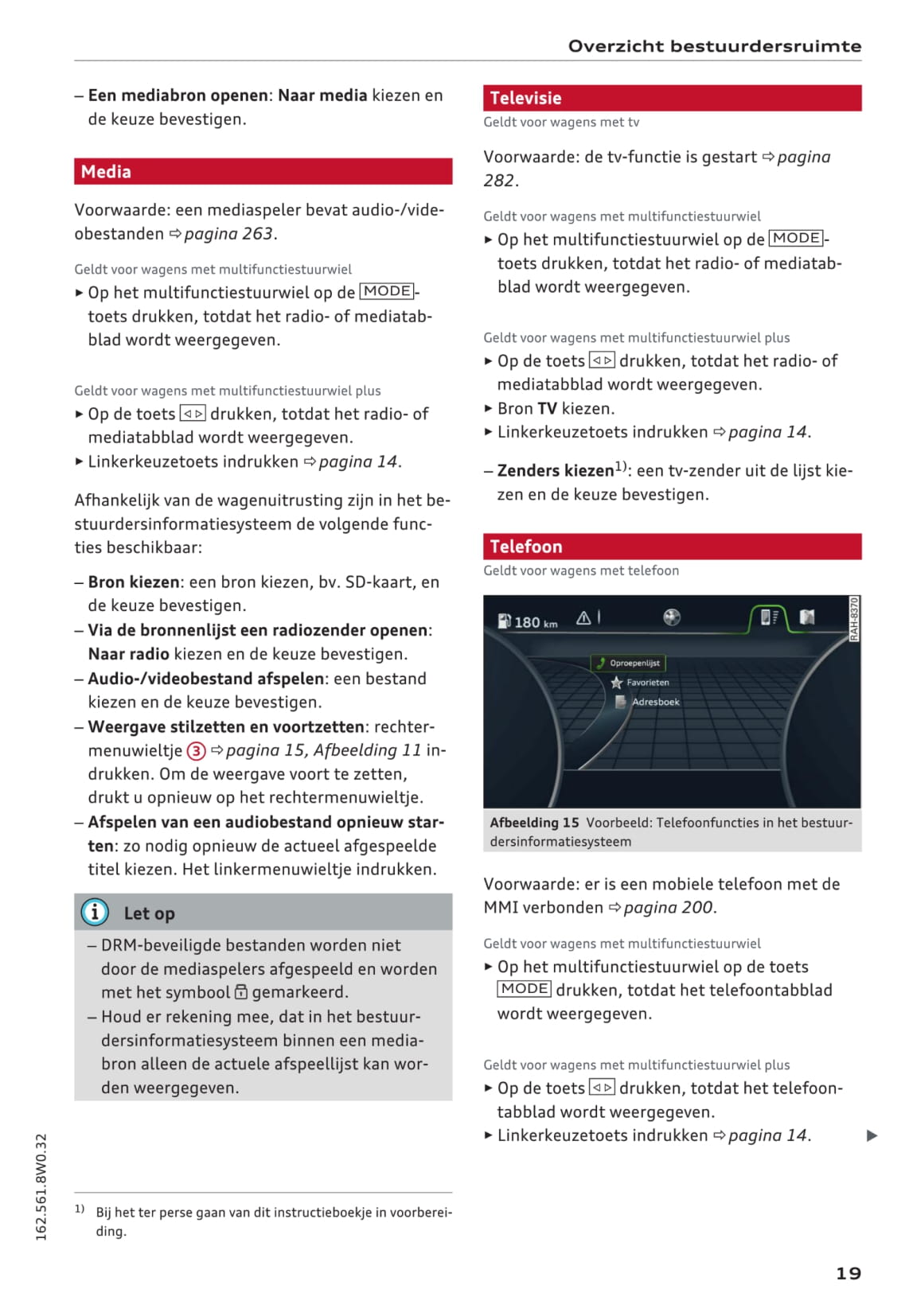 2015-2017 Audi A4 Gebruikershandleiding | Nederlands