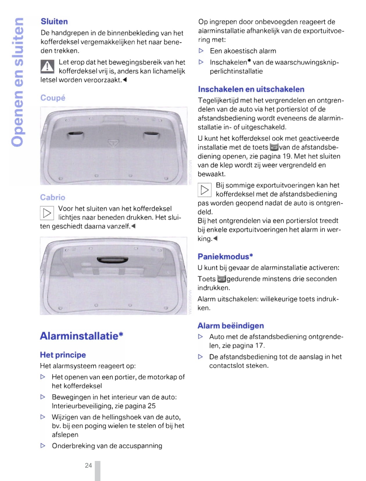 2011-2012 BMW 3 Series Coupé/3 Series Cabrio Owner's Manual | Dutch