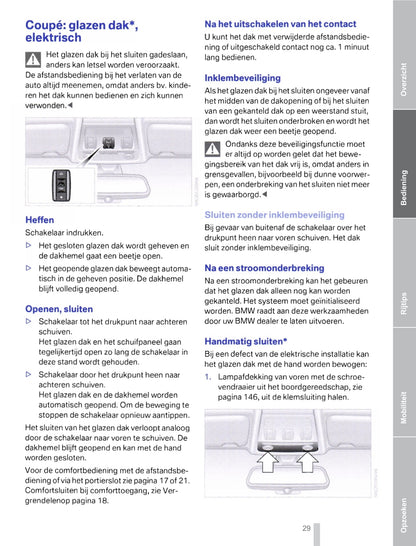 2011-2012 BMW 3 Series Coupé/3 Series Cabrio Owner's Manual | Dutch