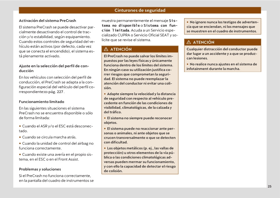 2021-2022 Cupra Ateca Gebruikershandleiding | Spaans