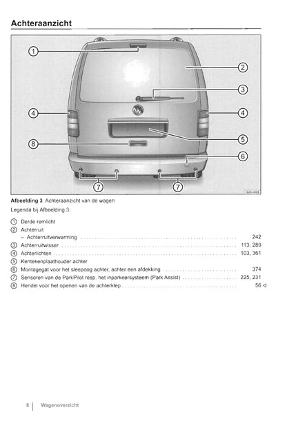 2010-2015 Volkswagen Caddy Gebruikershandleiding | Nederlands