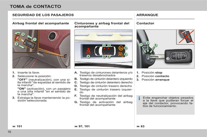 2013-2014 Peugeot 308 CC Manuel du propriétaire | Espagnol