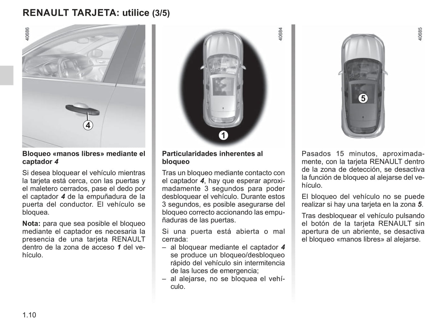 2018-2019 Renault Mégane Owner's Manual | Spanish