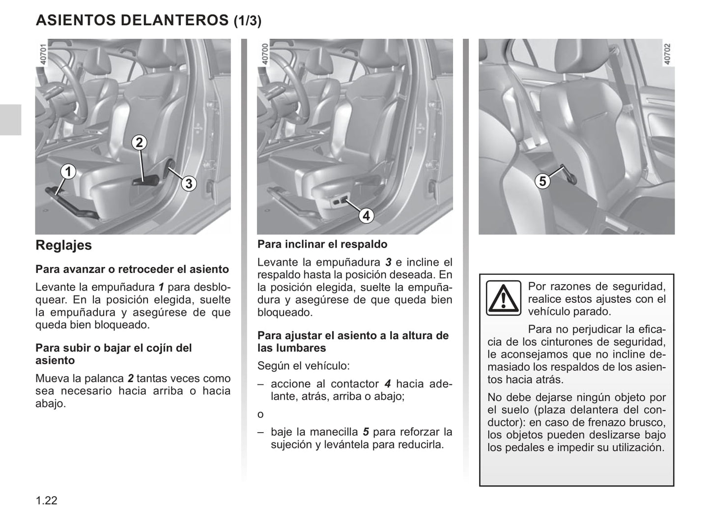 2018-2019 Renault Mégane Owner's Manual | Spanish