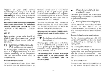 2000-2001 Nissan Almera Tino Gebruikershandleiding | Nederlands