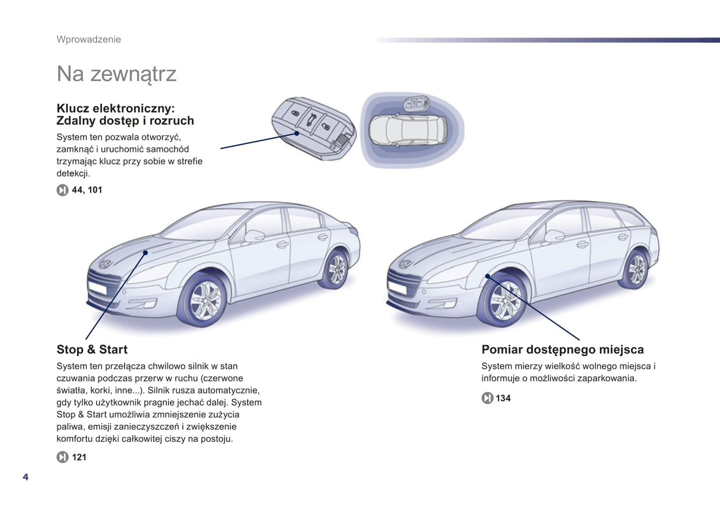 2012-2014 Peugeot 508 Owner's Manual | Polish