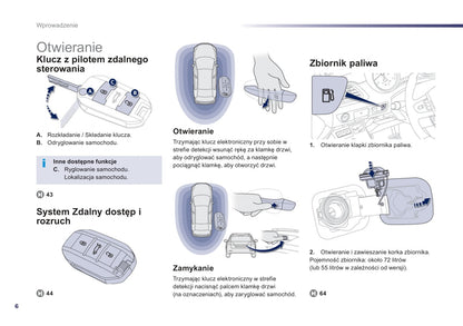 2012-2014 Peugeot 508 Owner's Manual | Polish