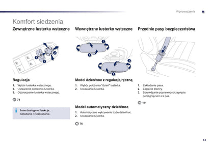 2012-2014 Peugeot 508 Owner's Manual | Polish