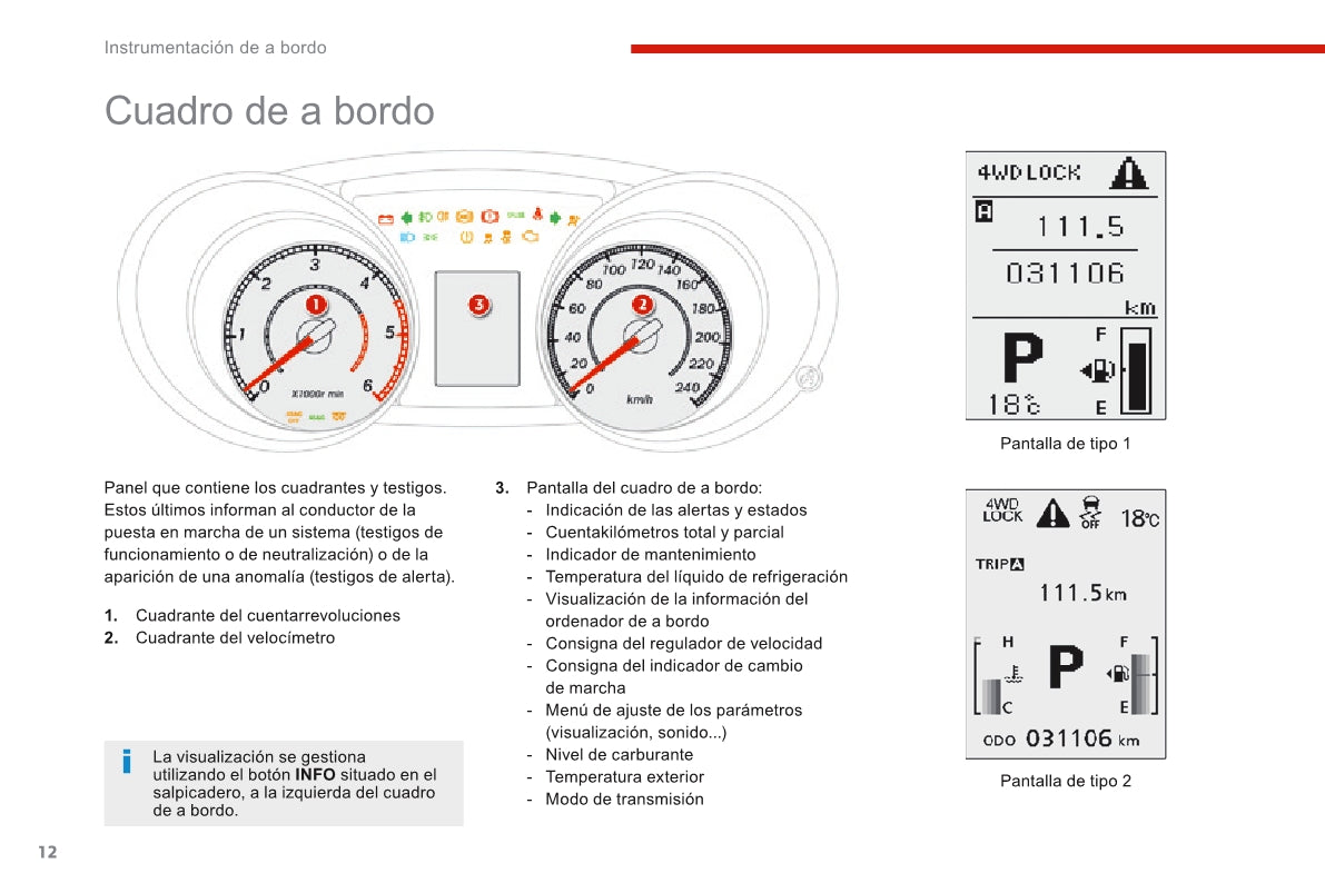 2016-2017 Citroën C4 Aircross Gebruikershandleiding | Spaans