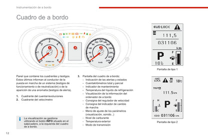 2016-2017 Citroën C4 Aircross Gebruikershandleiding | Spaans