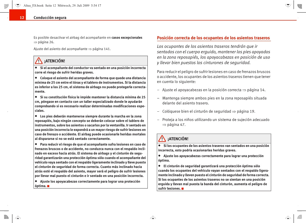 Seat Media System 2.0 Manual de Instrucciones 2004 - 2009