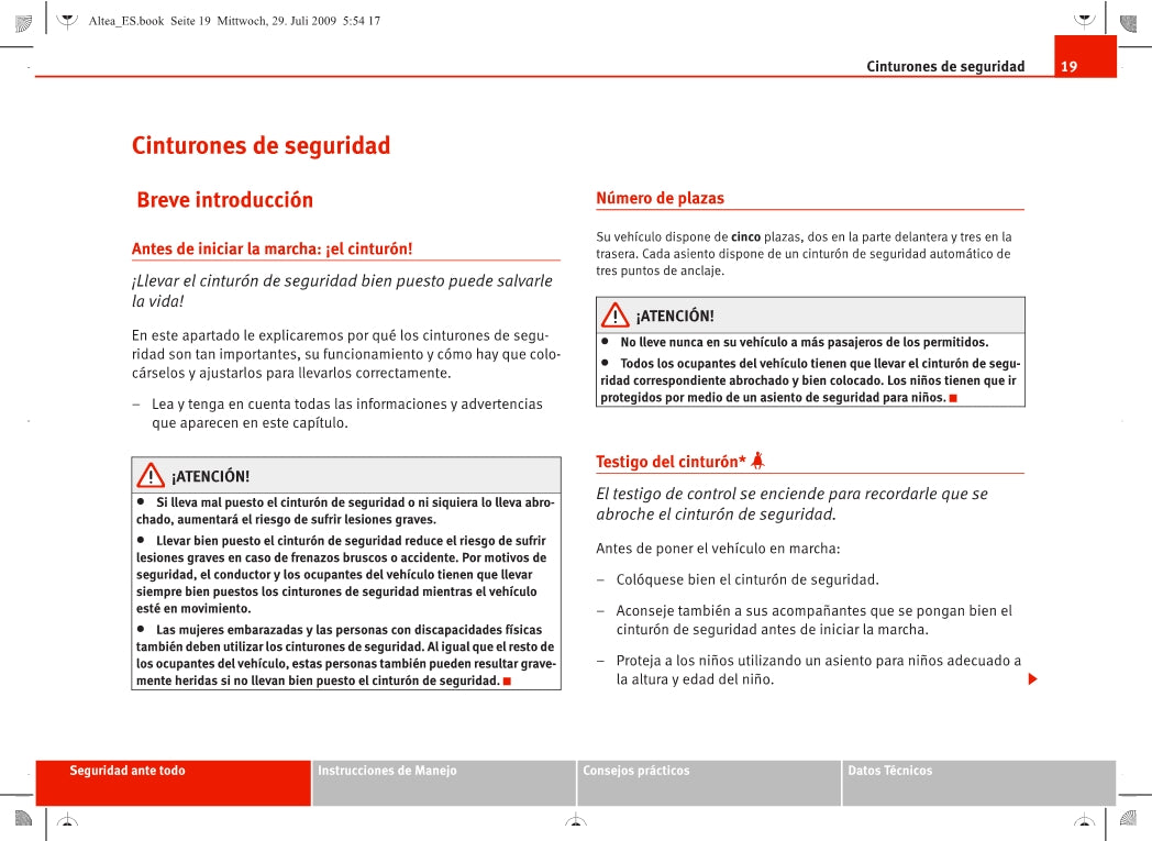 Seat Media System 2.0 Manual de Instrucciones 2004 - 2009