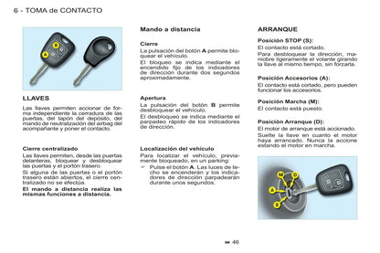 2011-2012 Peugeot Partner Origin Bedienungsanleitung | Spanisch