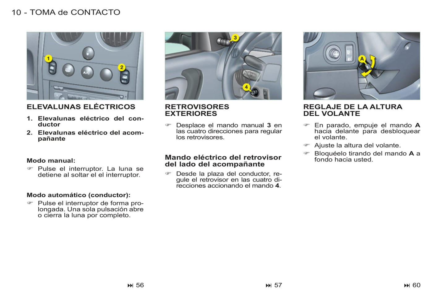 2011-2012 Peugeot Partner Origin Bedienungsanleitung | Spanisch