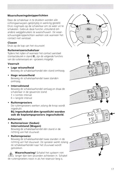 1995-2000 Ford Escort/Escort Van Owner's Manual | Dutch