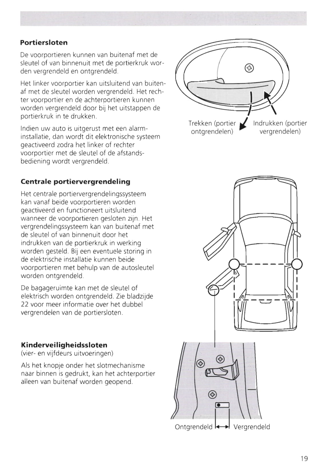 1995-2000 Ford Escort/Escort Van Owner's Manual | Dutch