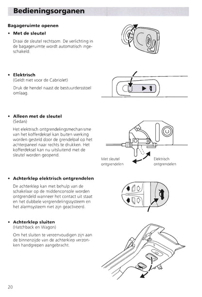 1995-2000 Ford Escort/Escort Van Owner's Manual | Dutch