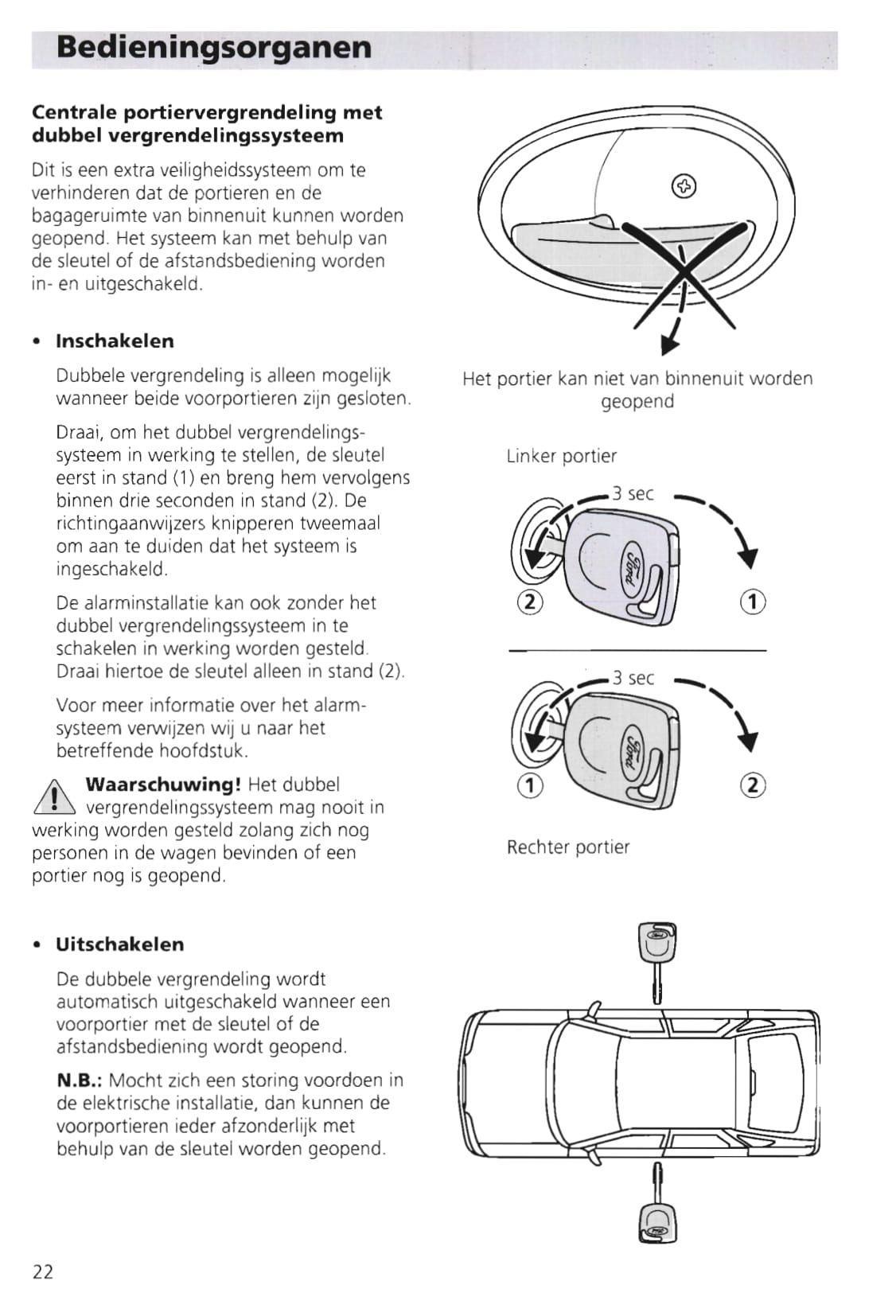 1995-2000 Ford Escort/Escort Van Owner's Manual | Dutch