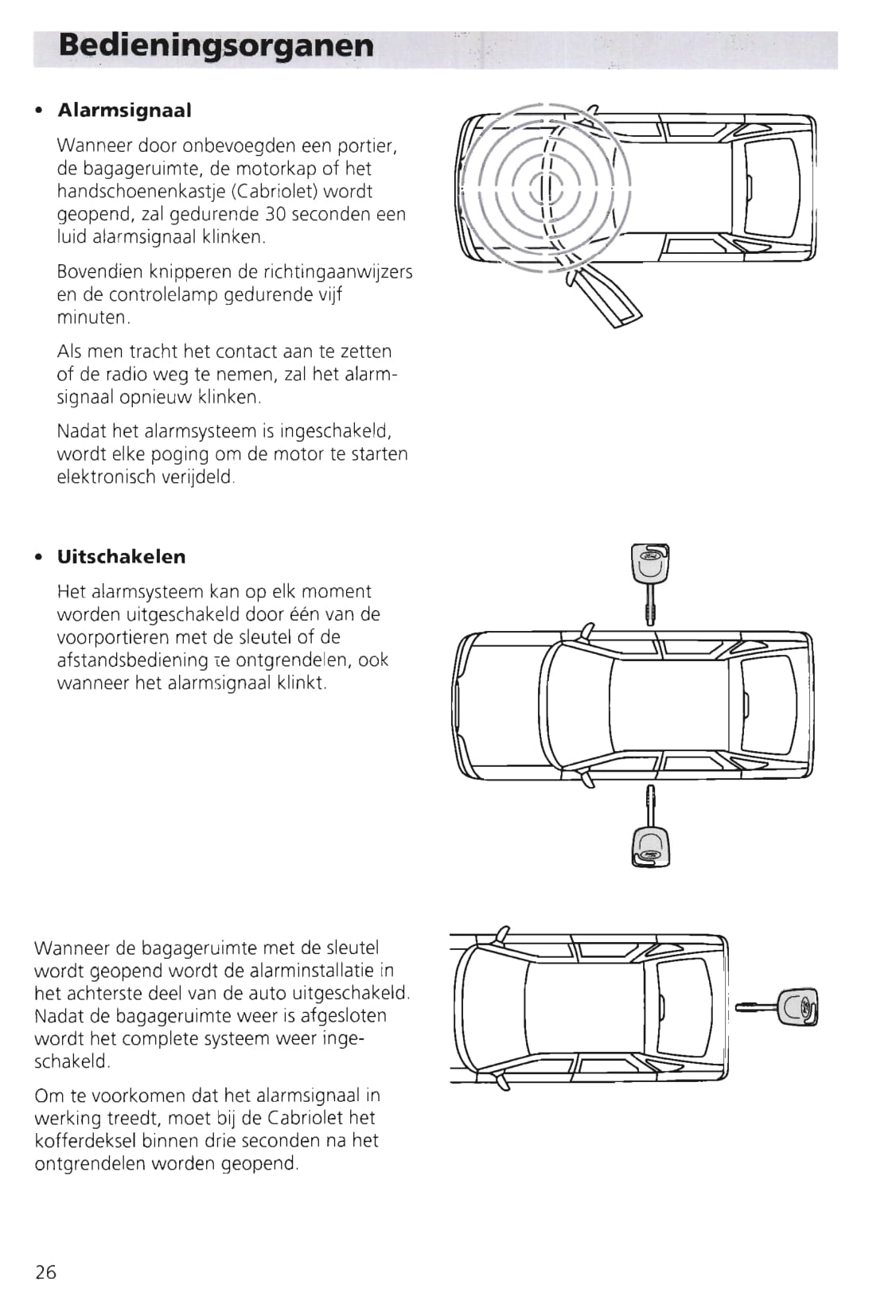 1995-2000 Ford Escort/Escort Van Owner's Manual | Dutch