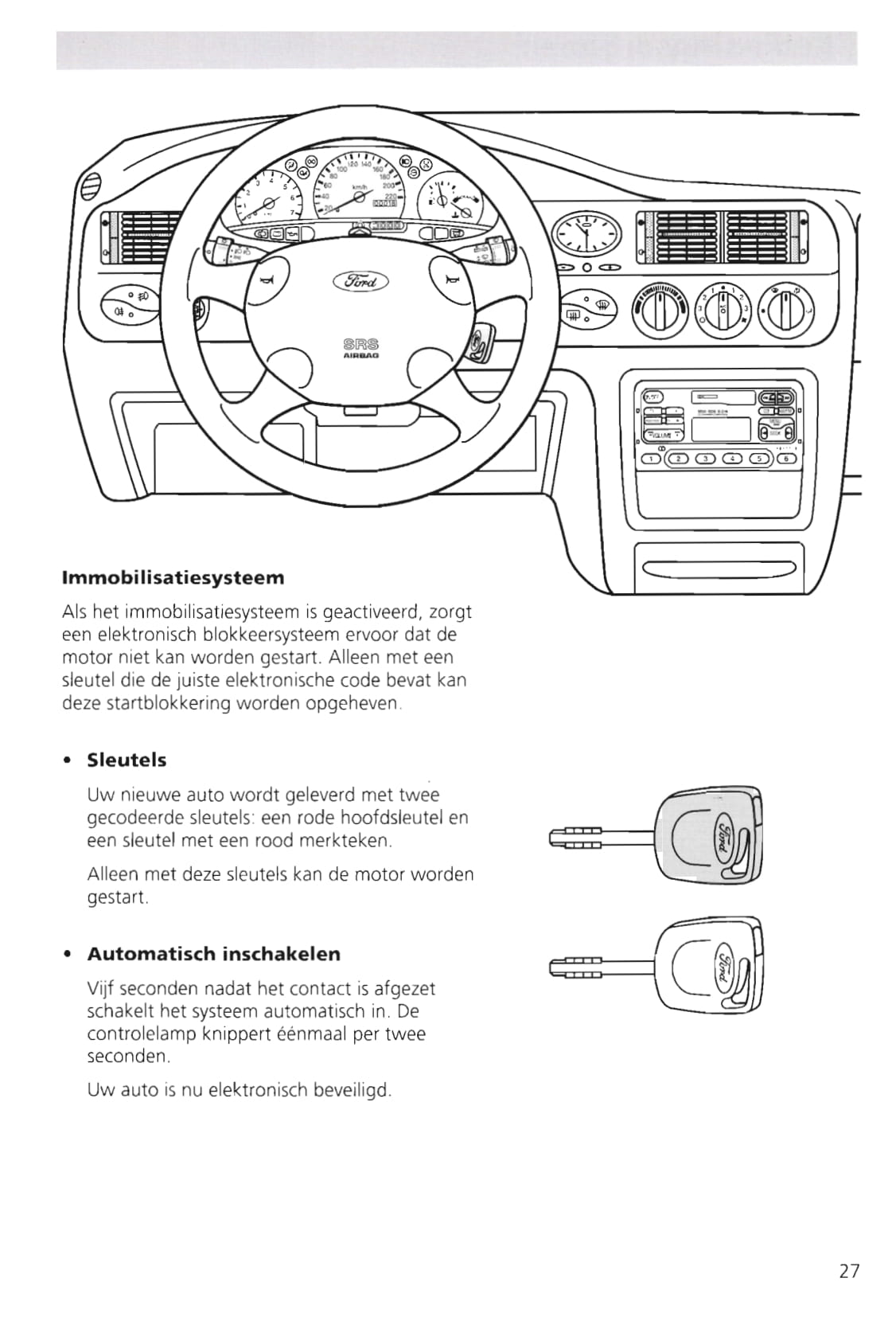 1995-2000 Ford Escort/Escort Van Owner's Manual | Dutch