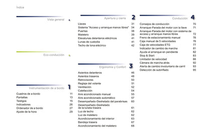 2016-2018 Peugeot 108 Owner's Manual | Spanish