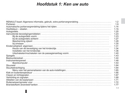 2015-2016 Renault Mégane Coupé Cabriolet/Mégane CC Owner's Manual | Dutch