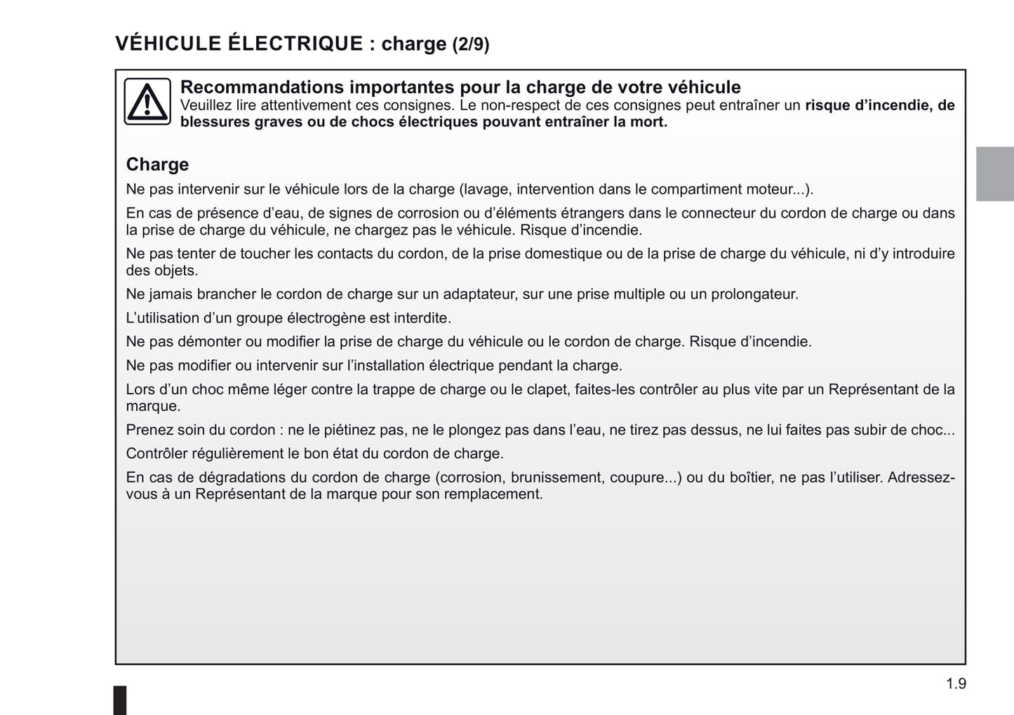 2018-2019 Renault Zoe Gebruikershandleiding | Frans