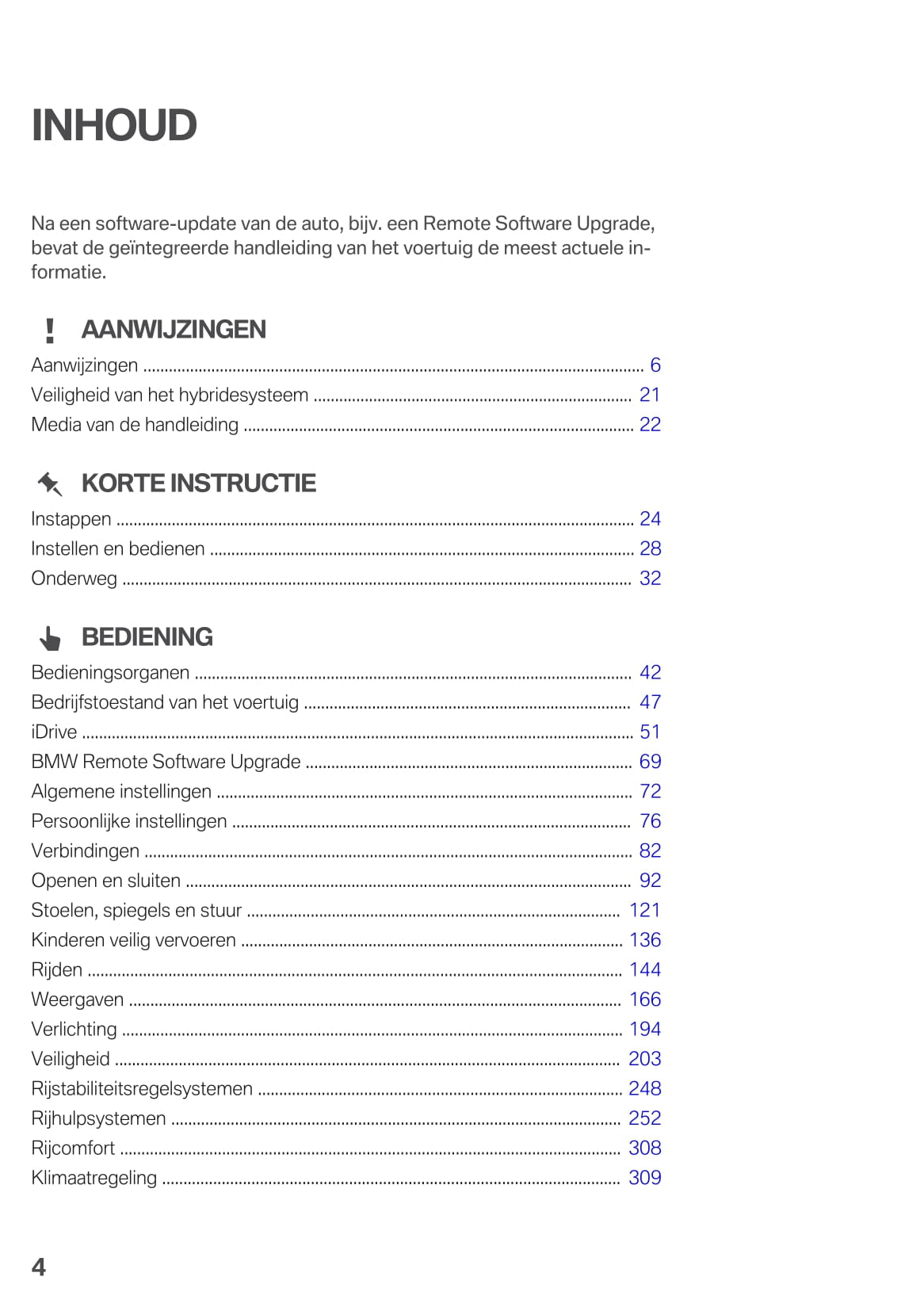 2020-2021 BMW 3 Series Plug-in Hybrid Owner's Manual | Dutch