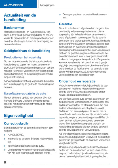 2020-2021 BMW 3 Series Plug-in Hybrid Owner's Manual | Dutch