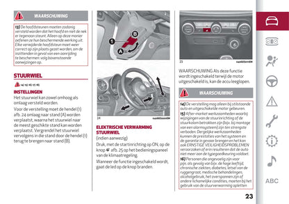 2020-2023 Alfa Romeo Giulia Gebruikershandleiding | Nederlands