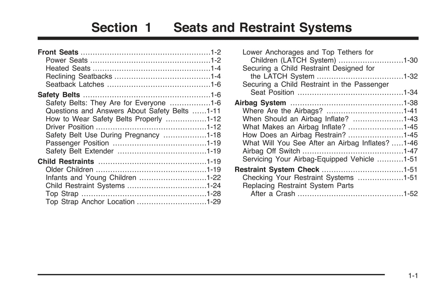 2003-2006 Chevrolet SSR Owner's Manual | English