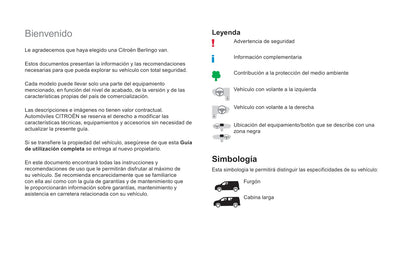 2018-2019 Citroën Berlingo Van Gebruikershandleiding | Spaans