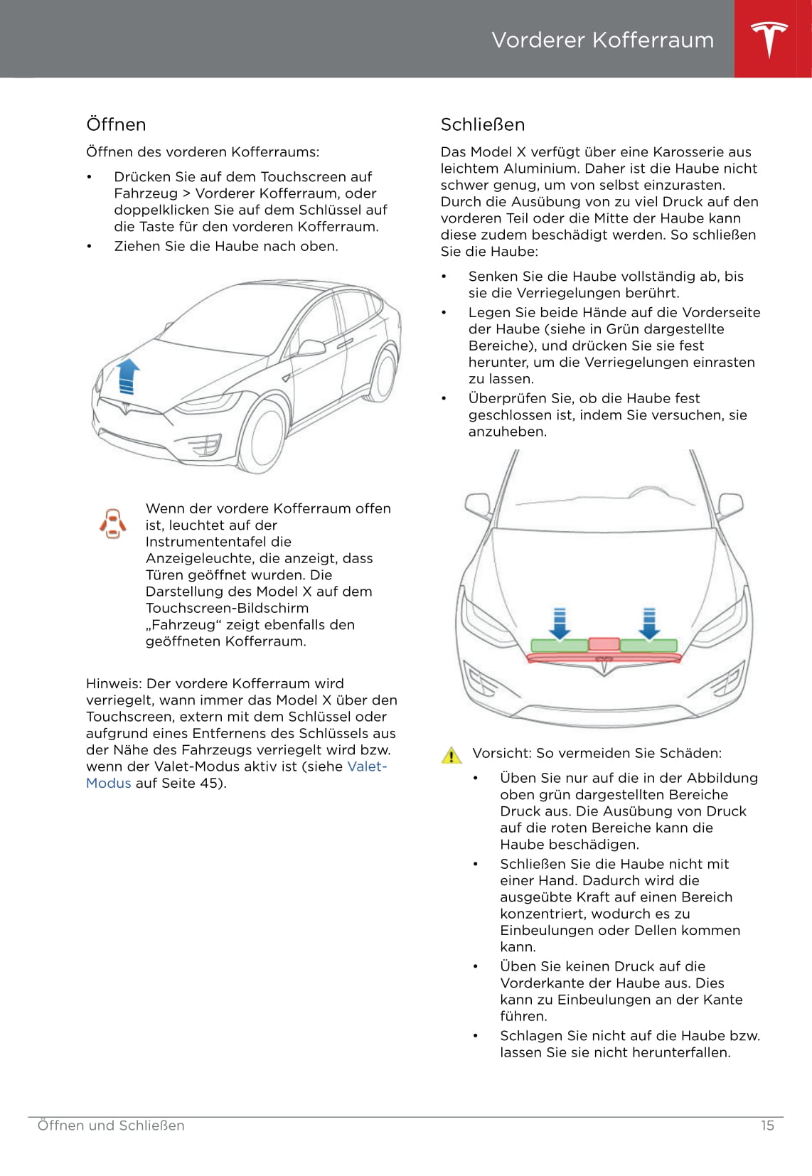 2016-2020 Tesla Model X Manuel du propriétaire | Allemand