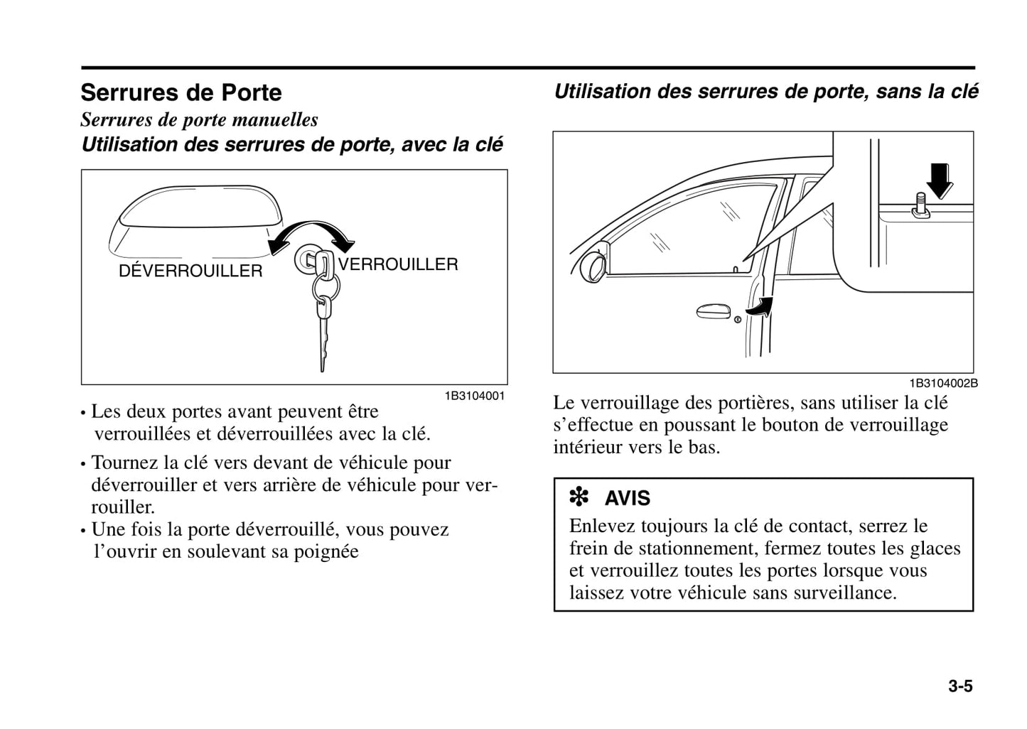 2006 Kia Rio Owner's Manual | French