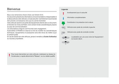 2022-2024 Citroën C5 X Gebruikershandleiding | Frans