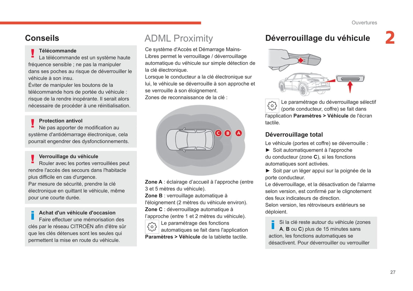 2022-2024 Citroën C5 X Gebruikershandleiding | Frans